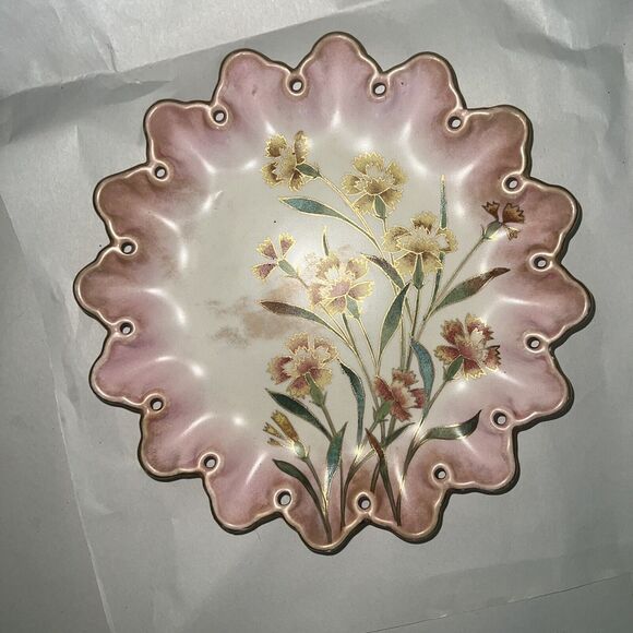 Doulton Burslem "Spanish Ware" Cabinet Plate Floral Pattern - Picture 2 of 6